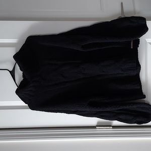 Seven 7 est 1964 long sleeve turtleneck black sweater medium